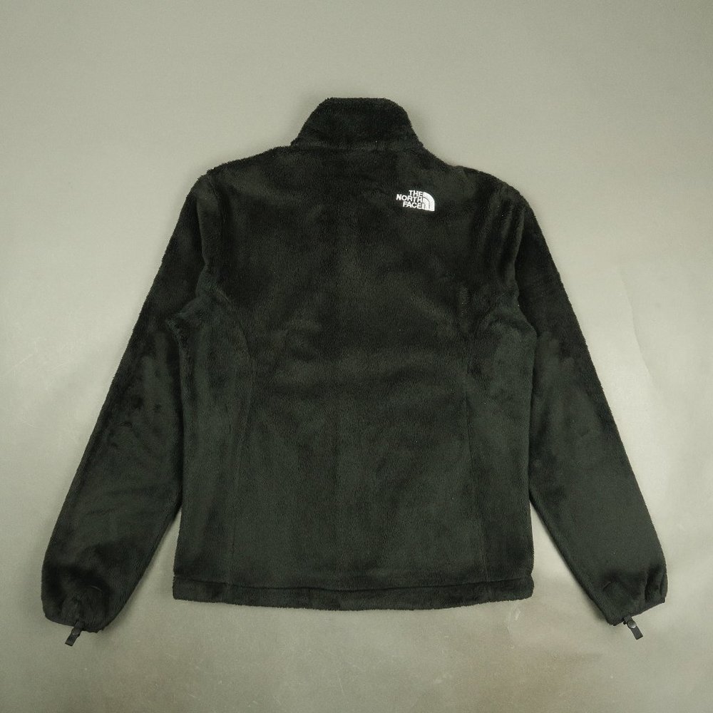 The North Face Plush Osito 2 Full Zip Jacket in Black Size Medium - Picture 3 of 9